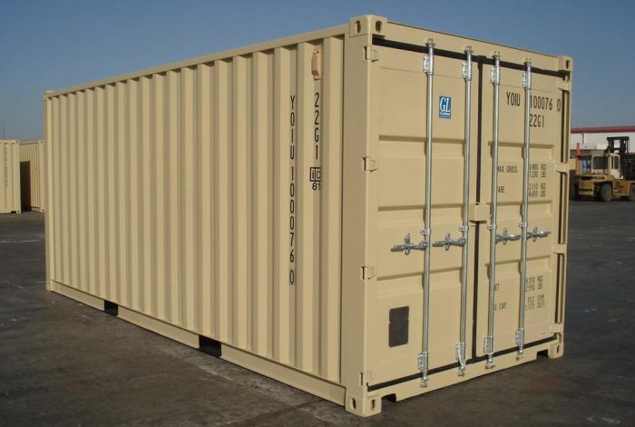 20ft ground storage container