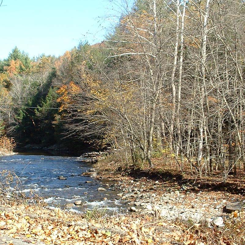 River, flowing along the Colrain border, Colrain, MA