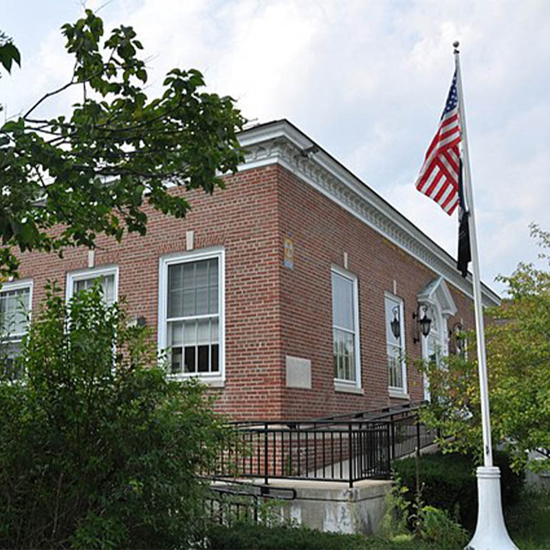 The US Post Office in Peterborough, New Hampshire